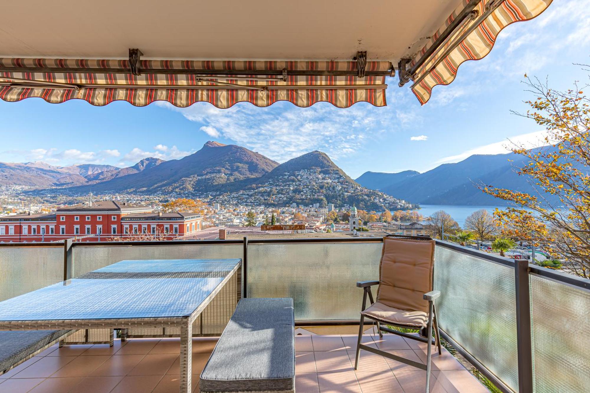 Imperial Of Lugano 4 With A Lake View Behind The Station And 10 Min From The Lake Apartment Екстериор снимка